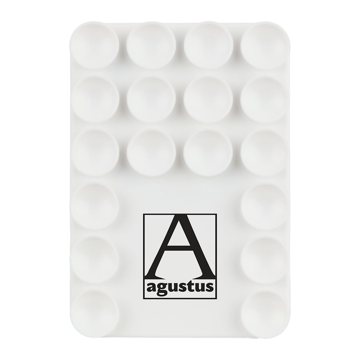 White Hang On Suction Phone Case Mount with Magnets