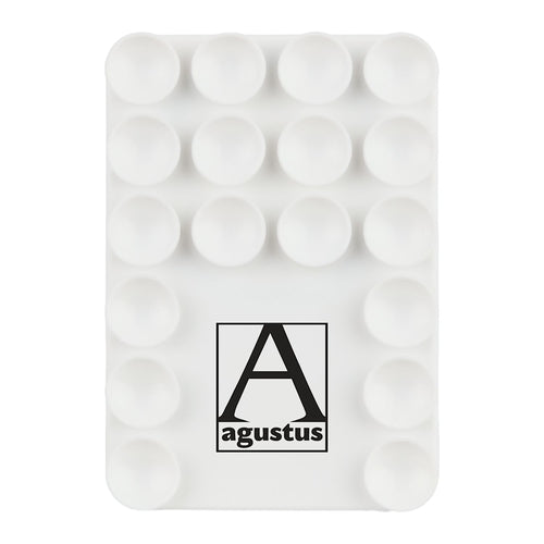 White Hang On Suction Phone Case Mount with Magnets