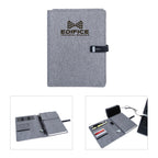 Binghamton RPET Padfolio w/ Wireless Phone Charger