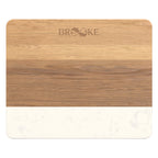 Brooke Acacia Wood and Faux Marble Cutting Board