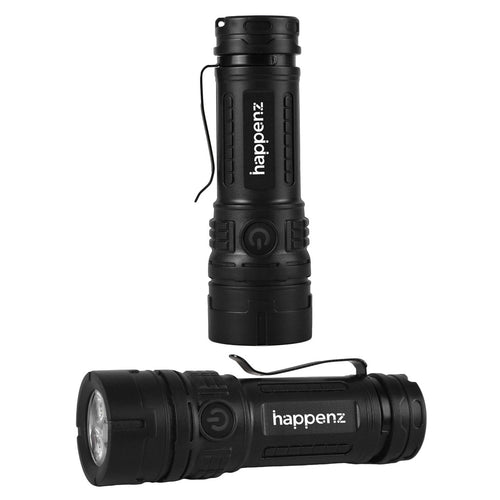 Black reNew Lite Compact Rechargeable Flashlight