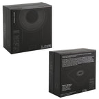 Black packaging box with LOFI branding on a white background