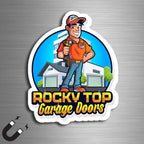 Full Color Custom Shape Kiss Cut Magnet (up to 4 sq. in.)