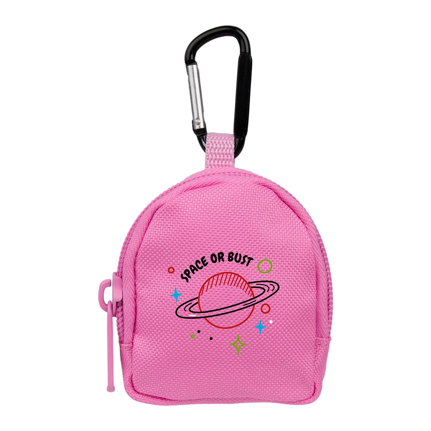 Mini Backpack Bag Charm Pink