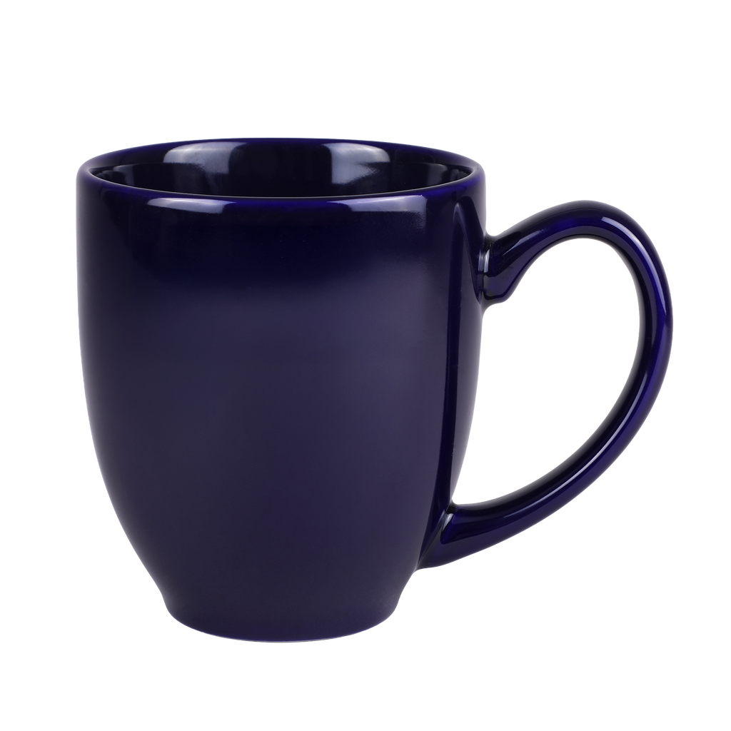 Navy 15 Oz. Ceramic Bistro Mug