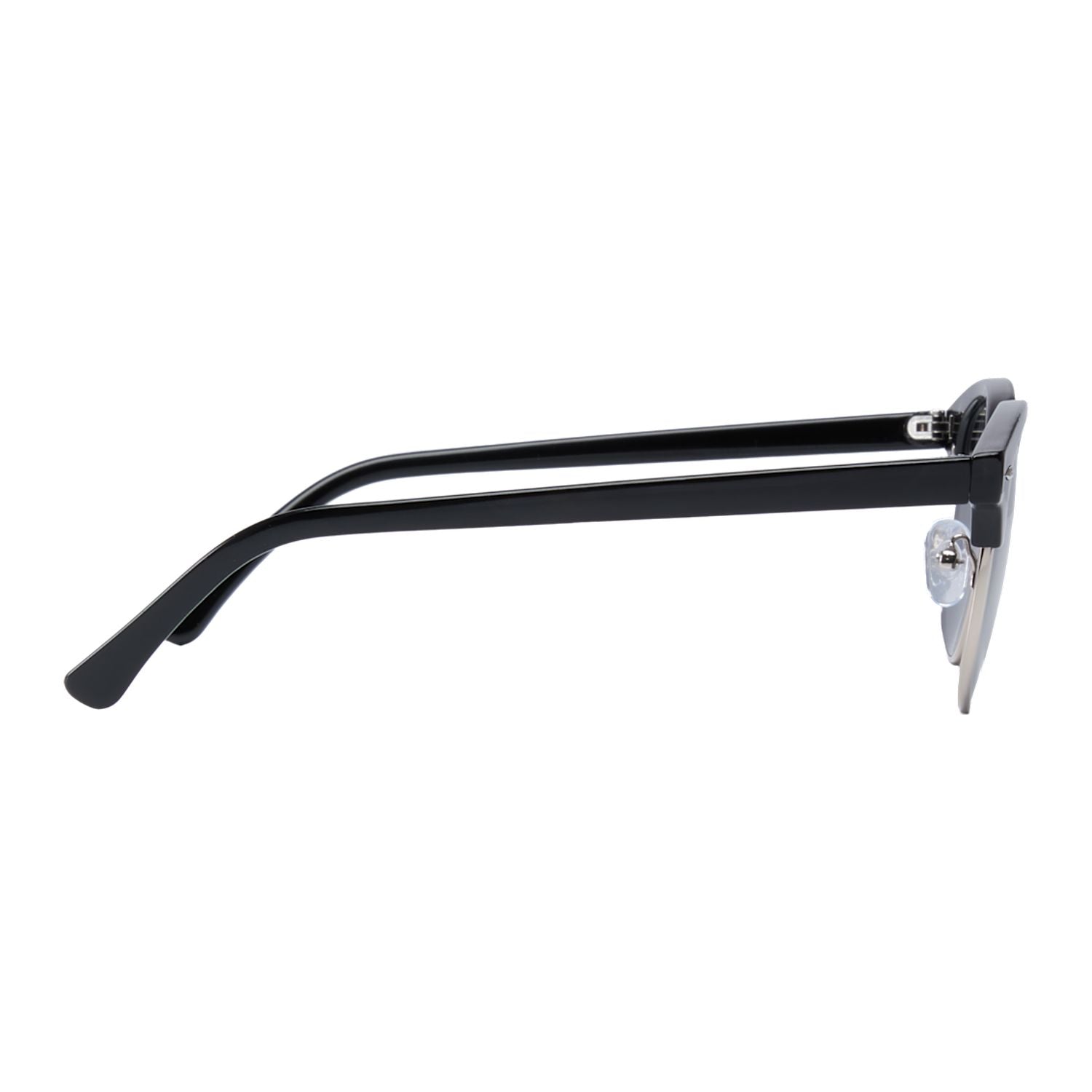 Black sunglasses without branding on a white background