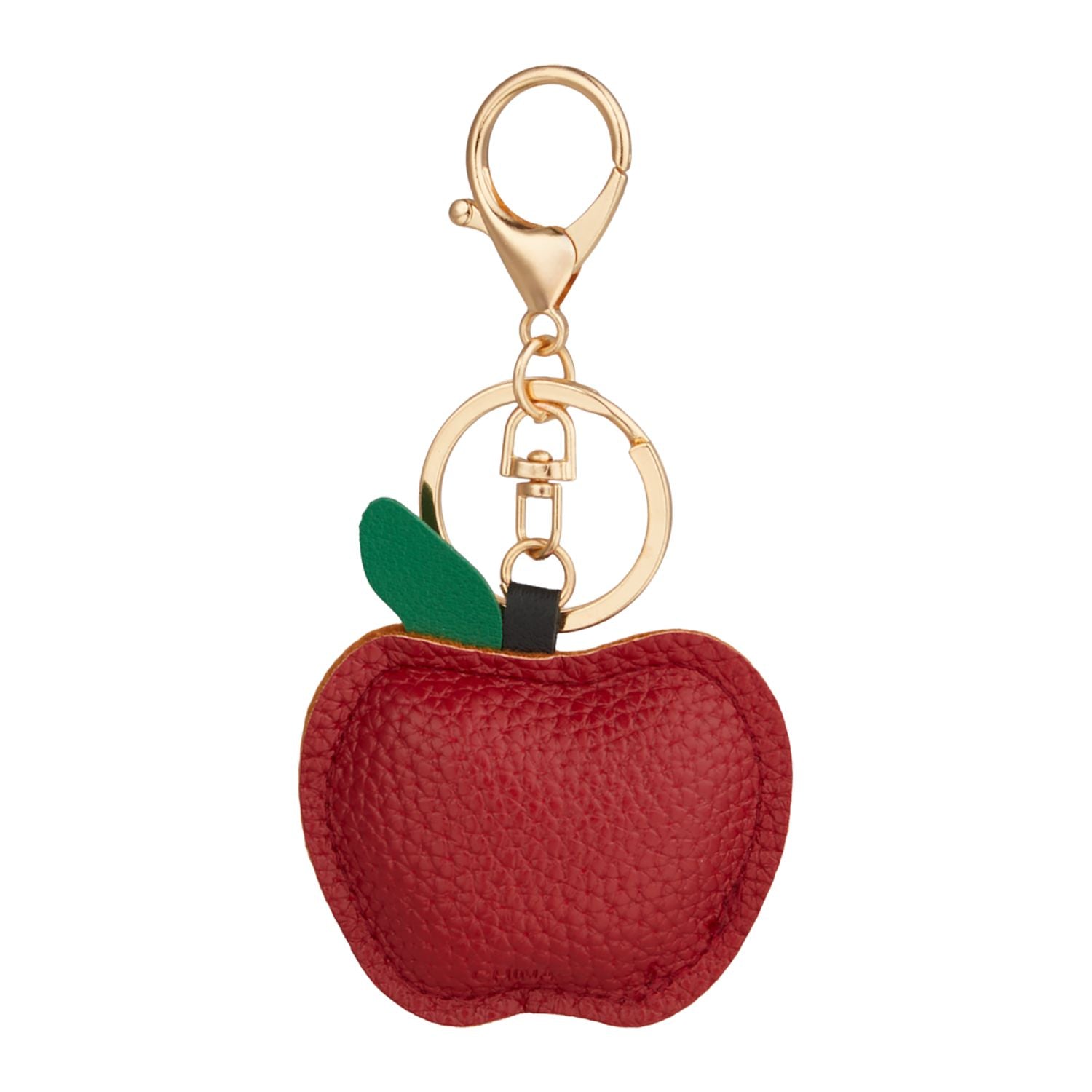 Apple Leather Keychain