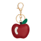 Apple Leather Keychain