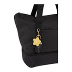 Star Leather Keychain - Yellow