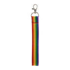 Rainbow Recycled Wrist Lanyard
