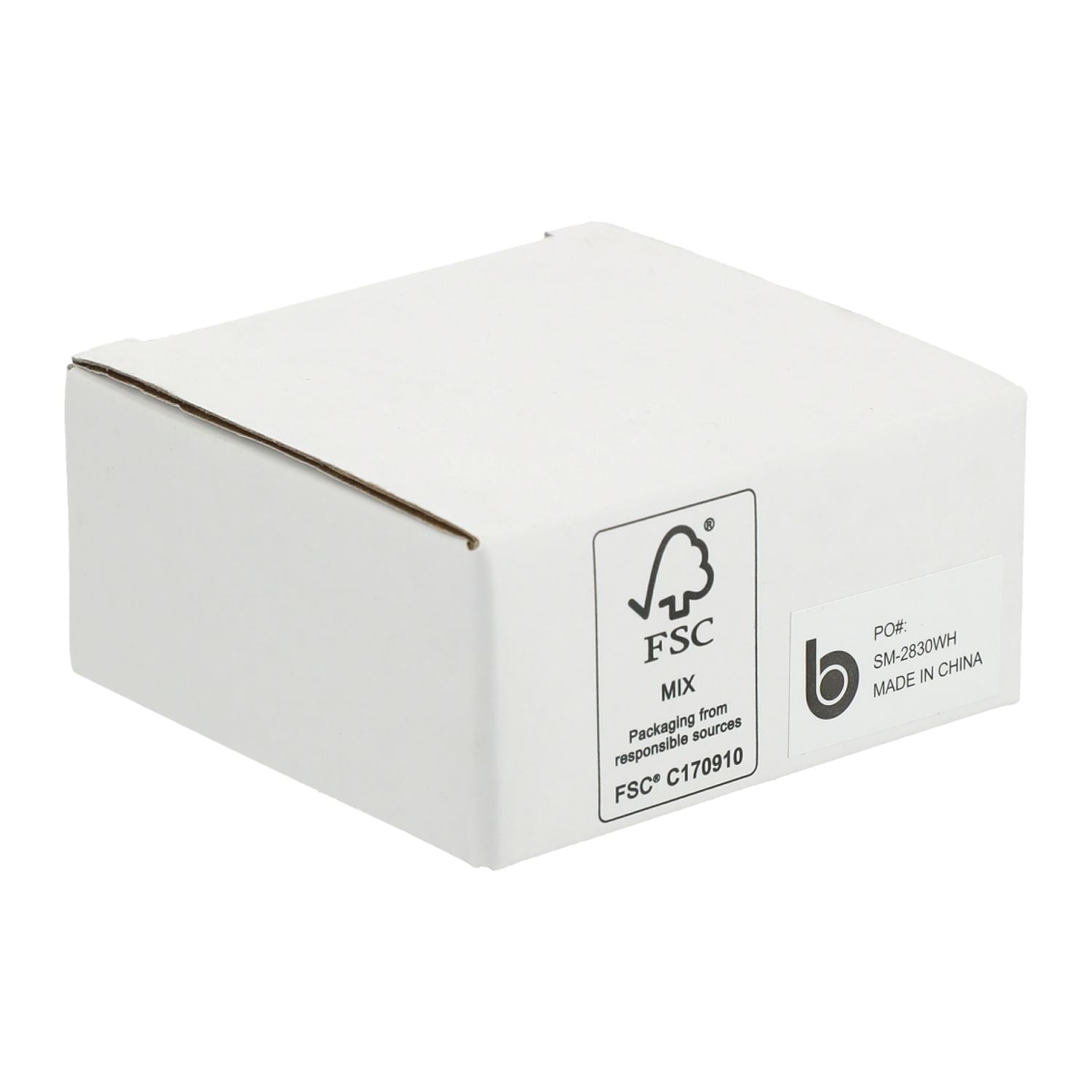 White box with FSC and Beats logos on a white background