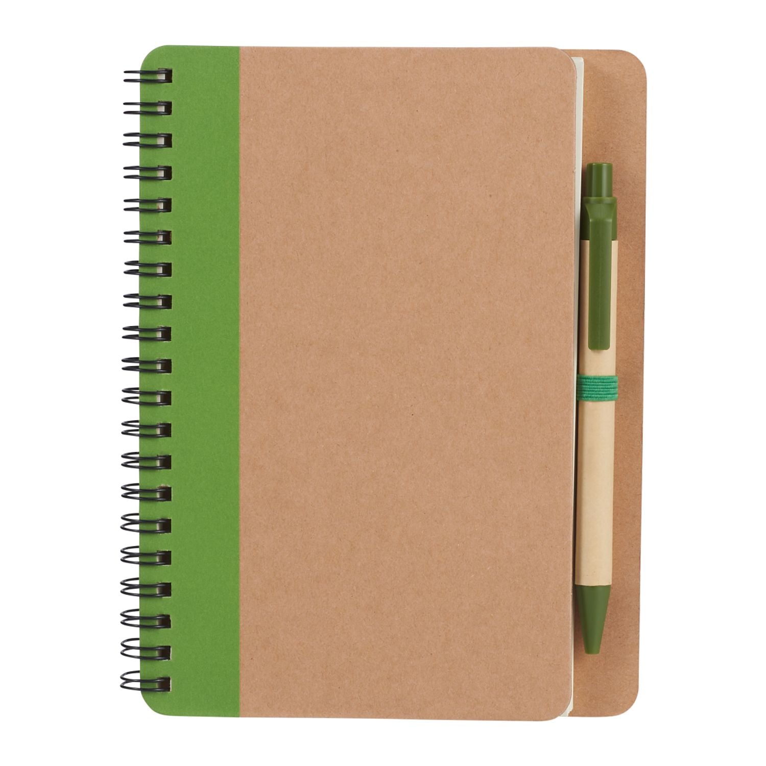 5" x 7" FSC® Mix Eco-Friendly Spiral Notebook with Pen
