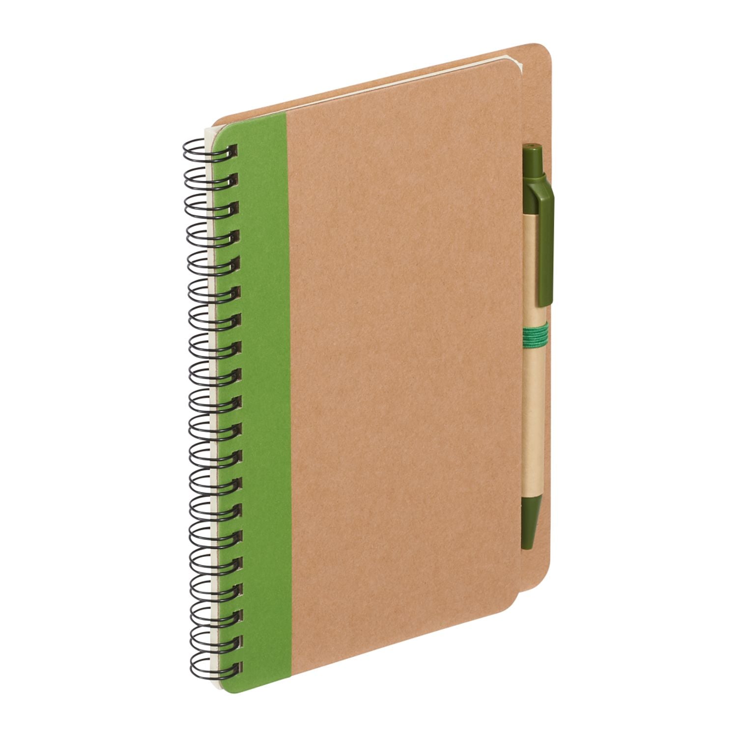 5" x 7" FSC® Mix Eco-Friendly Spiral Notebook with Pen