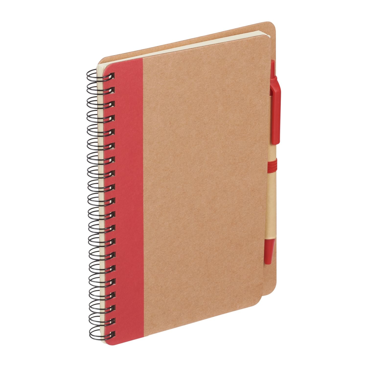 5" x 7" FSC® Mix Eco-Friendly Spiral Notebook with Pen