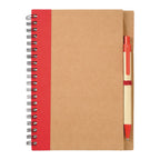 5" x 7" FSC® Mix Eco-Friendly Spiral Notebook with Pen