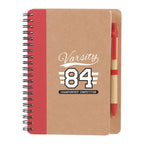 5" x 7" FSC® Mix Eco-Friendly Spiral Notebook with Pen