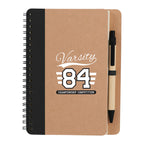 5" x 7" FSC® Mix Eco-Friendly Spiral Notebook with Pen