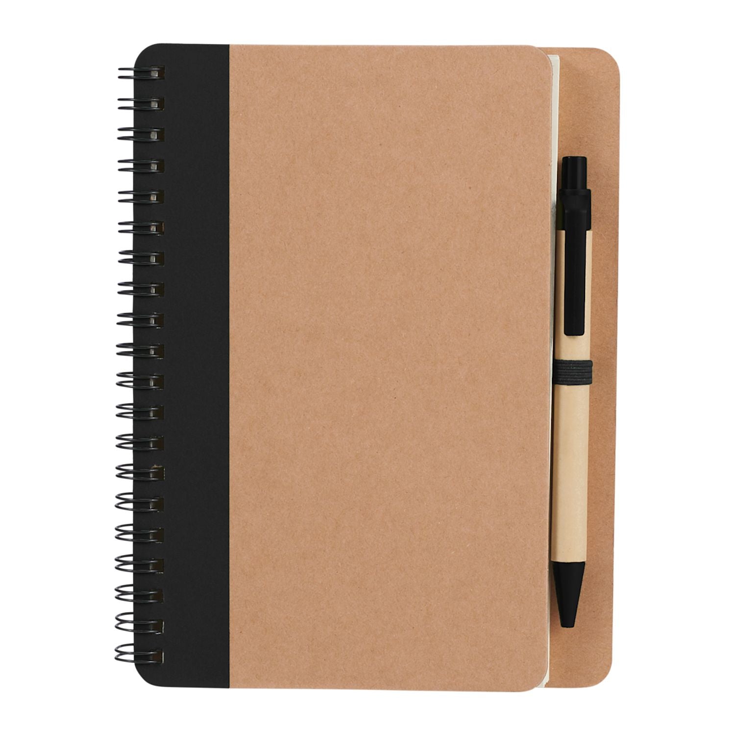 5" x 7" FSC® Mix Eco-Friendly Spiral Notebook with Pen