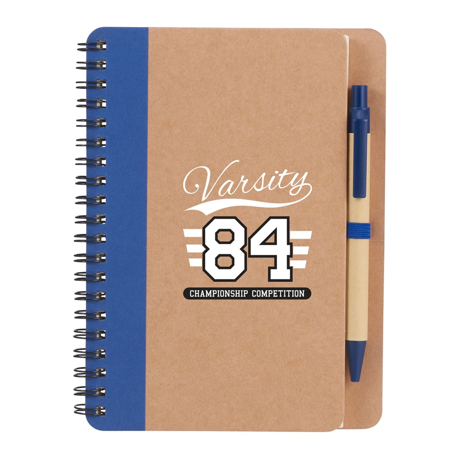 5" x 7" FSC® Mix Eco-Friendly Spiral Notebook with Pen