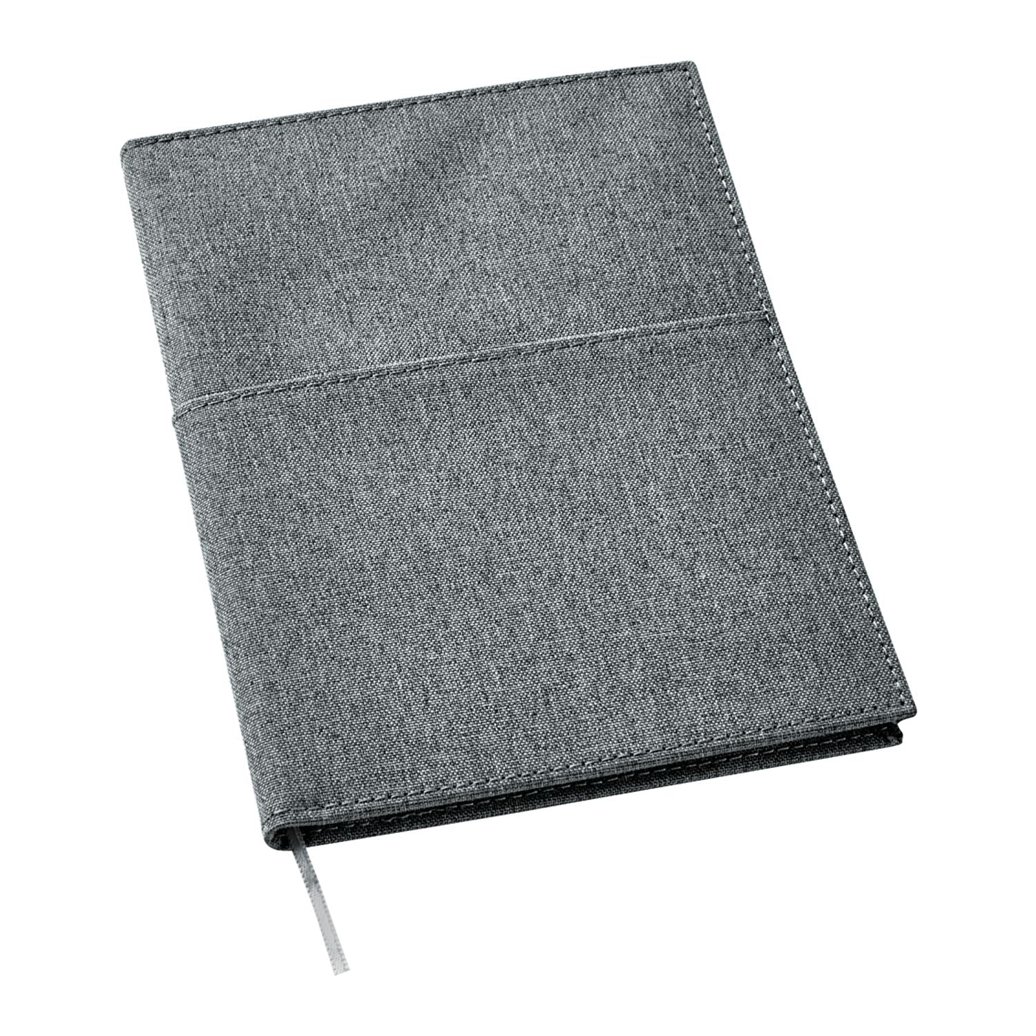 5"x 7" FSC® Mix Canvas Pocket Refillable Notebook