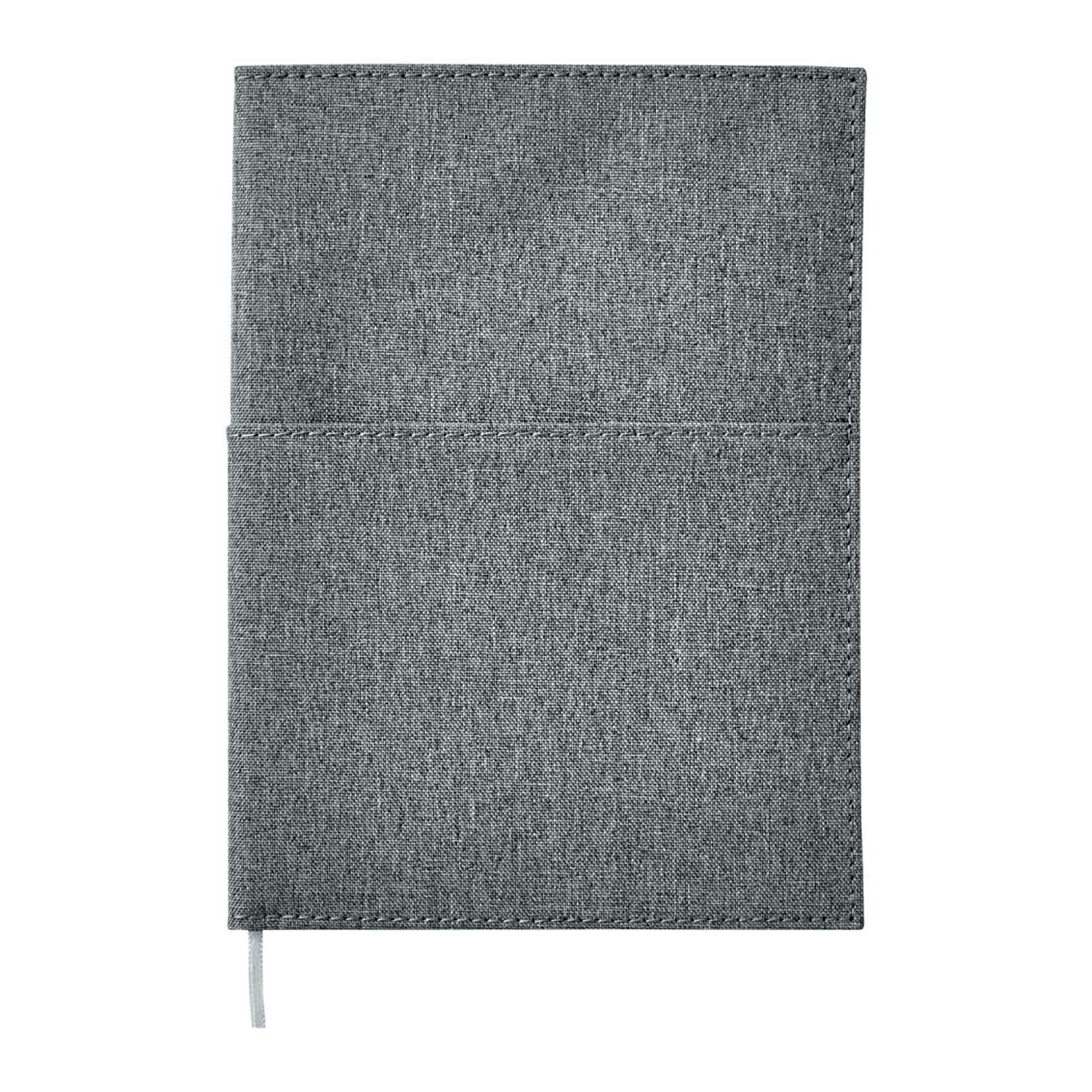 5"x 7" FSC® Mix Canvas Pocket Refillable Notebook