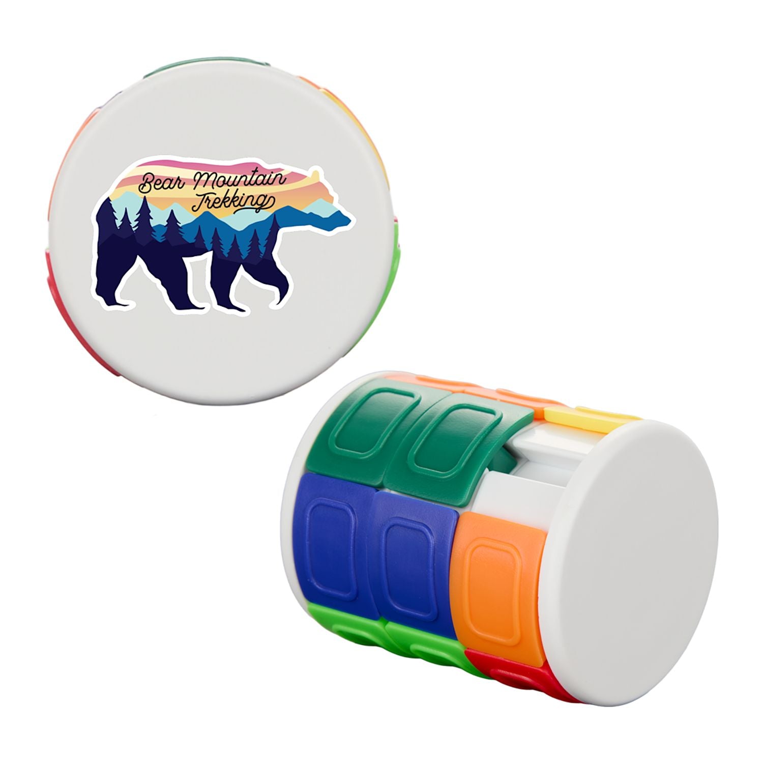 Twist N Solve Puzzle with a full color logo