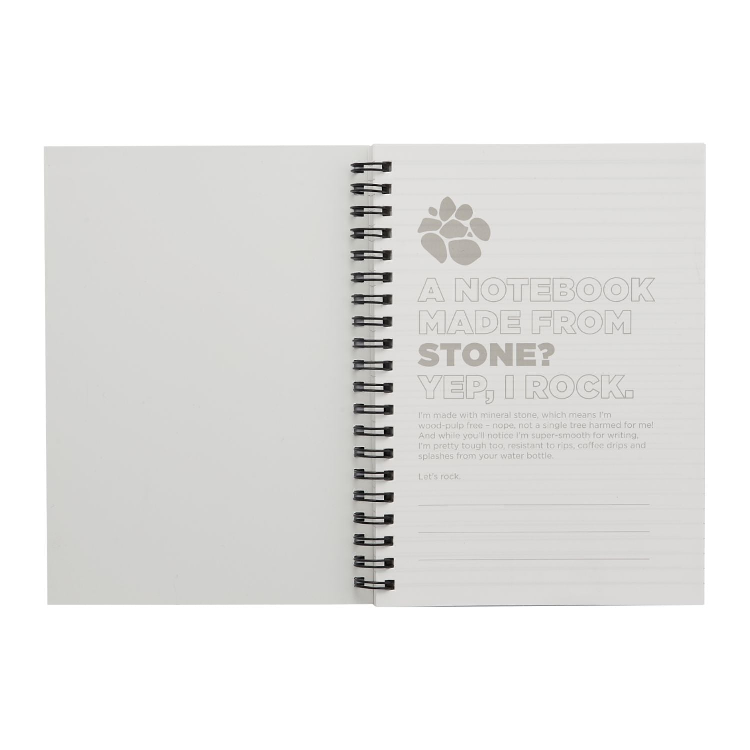 5” x 7” Mineral Stone Field Spiral Notebook