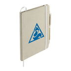 5" x 7" Organic Cotton Bound Notebook w/Pen