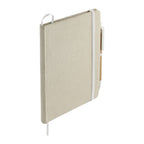 5" x 7" Organic Cotton Bound Notebook w/Pen