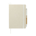5" x 7" Organic Cotton Bound Notebook w/Pen