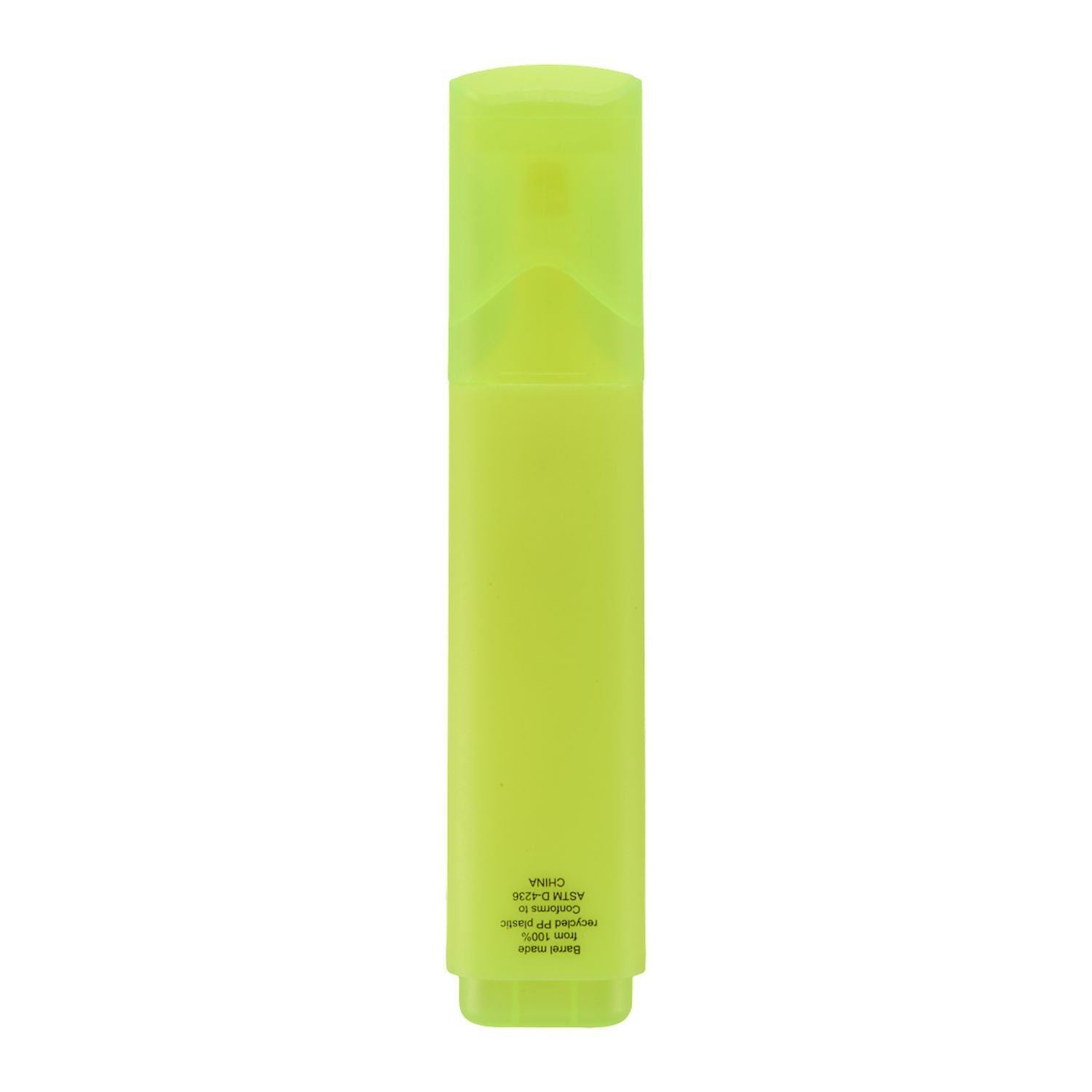 Neon Yellow Highlighter Back