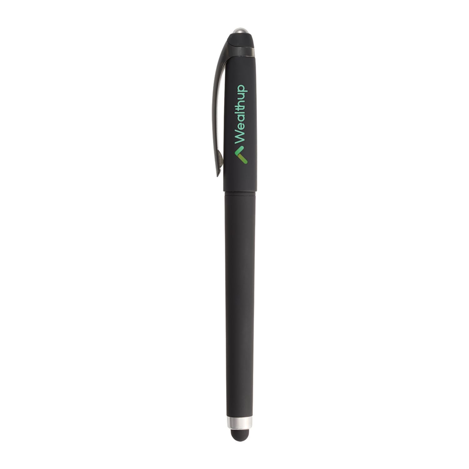 Black Rovio Recycled Fidget Stylus Pen