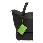 Mini Recycled Notebook with Clip shown attached to a tote