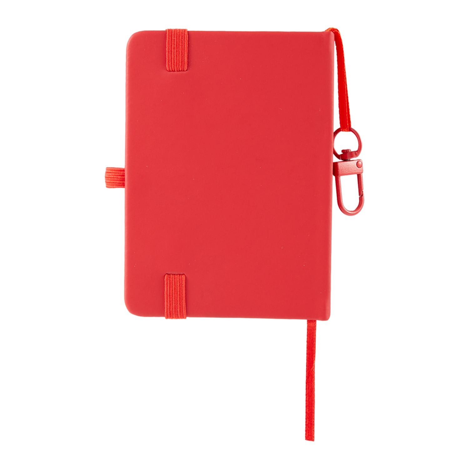 Mini Recycled Notebook with Clip shown from behind