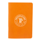 4" x 6" FSC® Recycled Pocket Stapled Notebook - Orange
