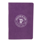 4" x 6" FSC® Recycled Pocket Stapled Notebook - Purple