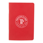 4" x 6" FSC® Recycled Pocket Stapled Notebook - Red