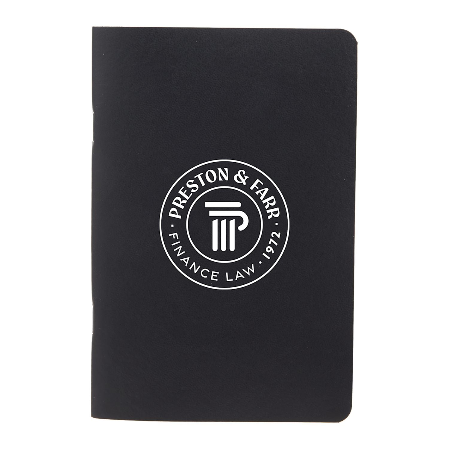 4" x 6" FSC® Recycled Pocket Stapled Notebook - Black