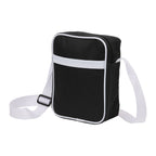 Black Varsity Recycled Crossbody 