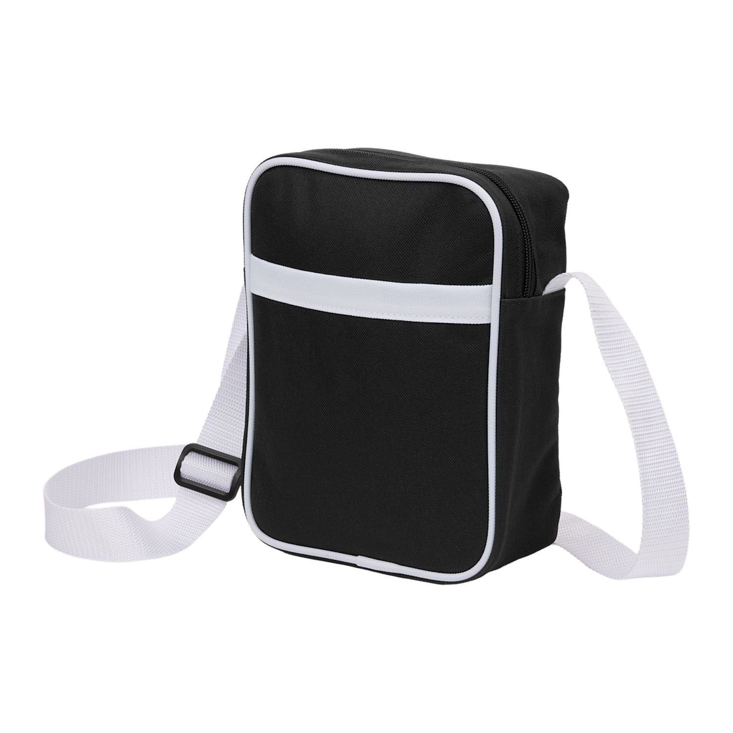 Black Varsity Recycled Crossbody 
