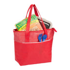 Mist Recycled 9-Can Non-Woven Tote Cooler