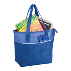 Mist Recycled 9-Can Non-Woven Tote Cooler