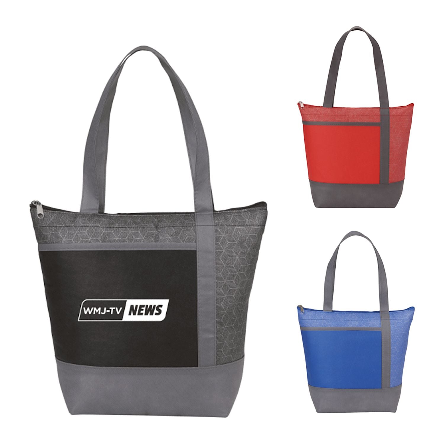 Chrome 9-Can Non-Woven Insulated Cooler Lunch Bag