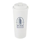 Oscar 16 oz Vacuum Insulated Tumbler with Slide Lid - White