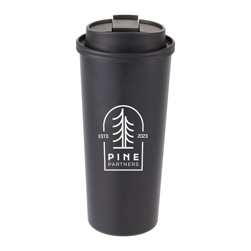 Oscar 16 oz Vacuum Insulated Tumbler with Slide Lid - Black