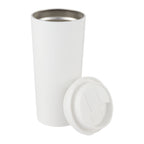 Oscar 16 oz Vacuum Insulated Tumbler with Slide Lid - White - Shown without decoration