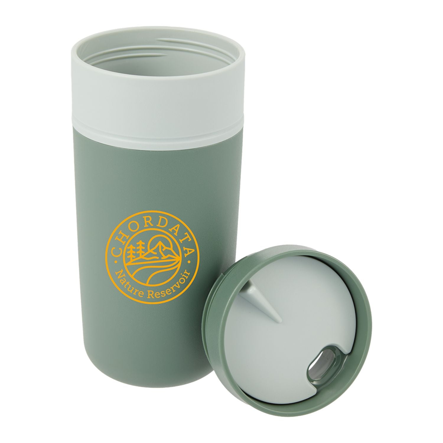 Kona 16 oz Double Wall Tumbler with Swivel Lid - Sage