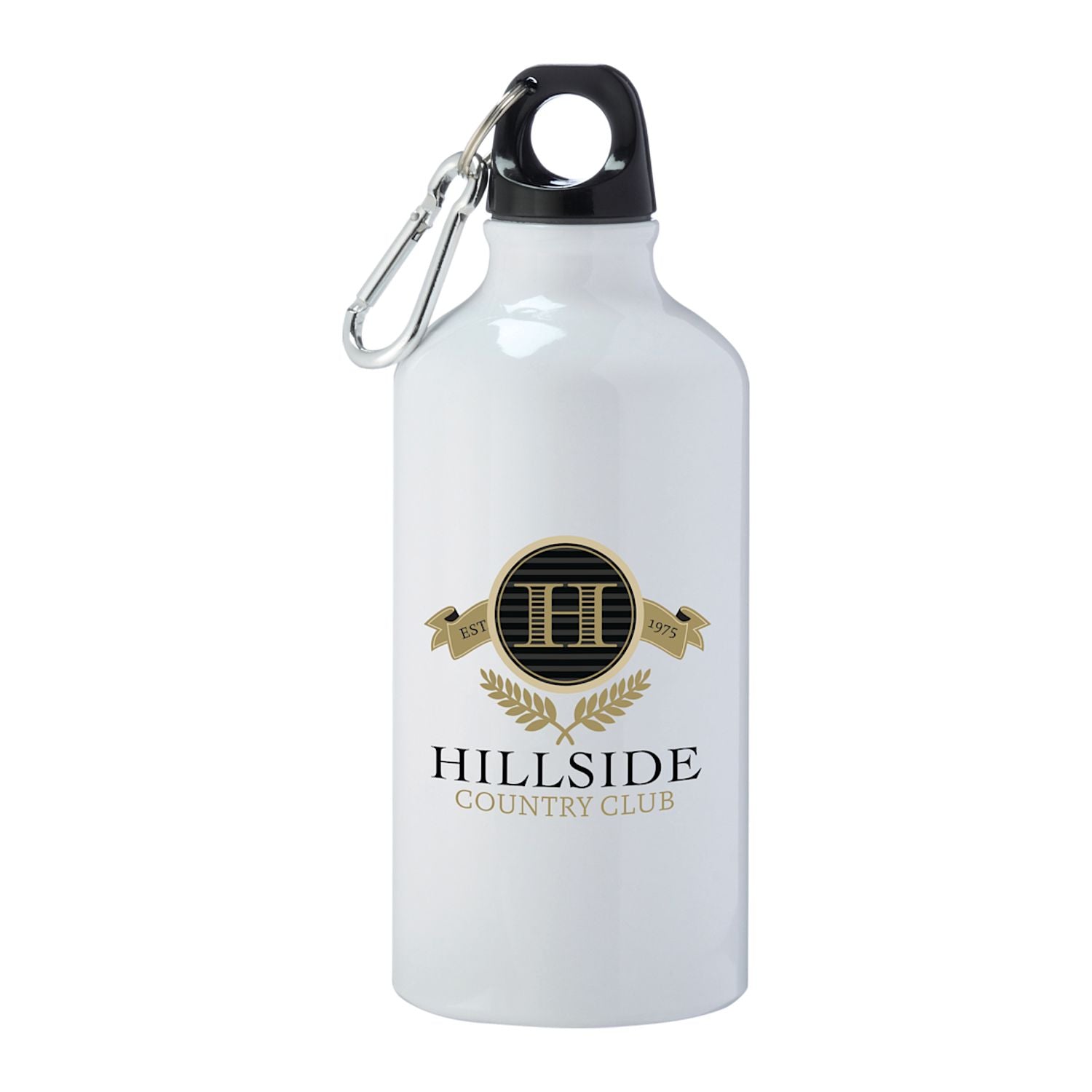 Li'l Shorty 17oz Recycled Aluminum Sports Bottle - White