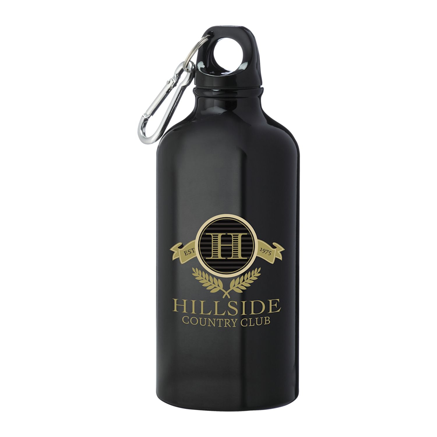 Li'l Shorty 17oz Recycled Aluminum Sports Bottle - Black
