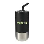 Lagom Insulated 16oz Stainless Steel Tumbler with Straw